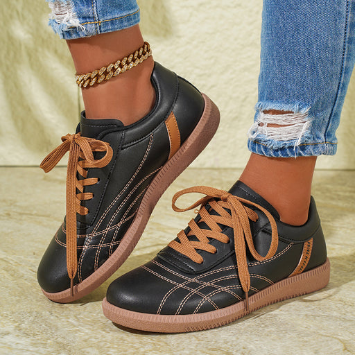 Retro lace-up thick-sole sneakers - MRSLM