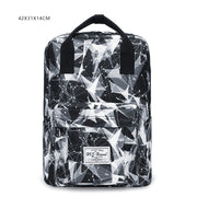 printed laptop backpack, view 3 - MRSLM