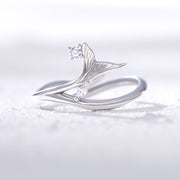 sterling silver star sea couple ring, view 7 - MRSLM