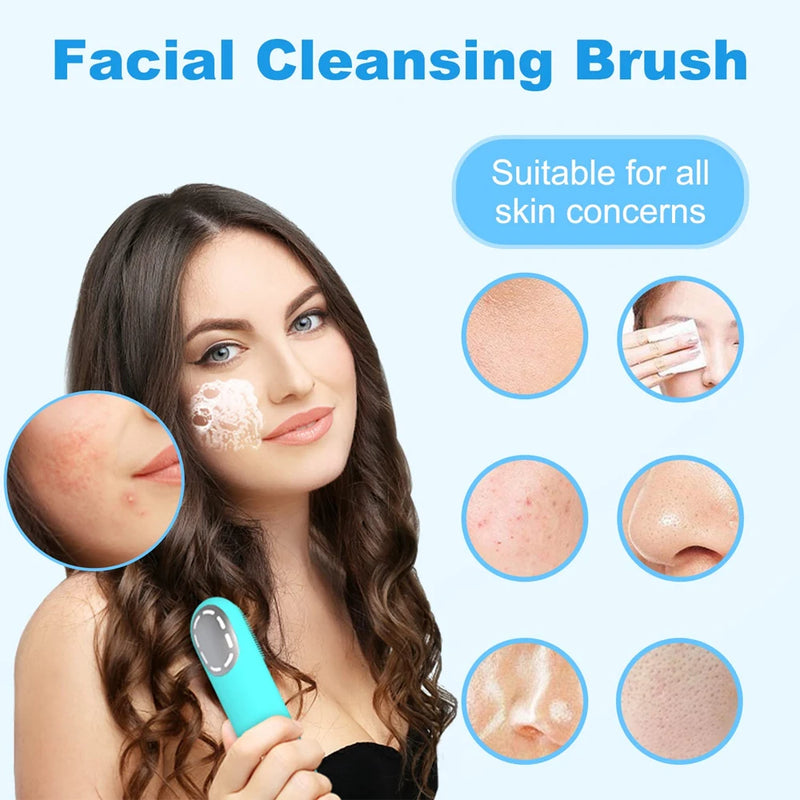 silicone facial cleansing brush, view 6 - MRSLM