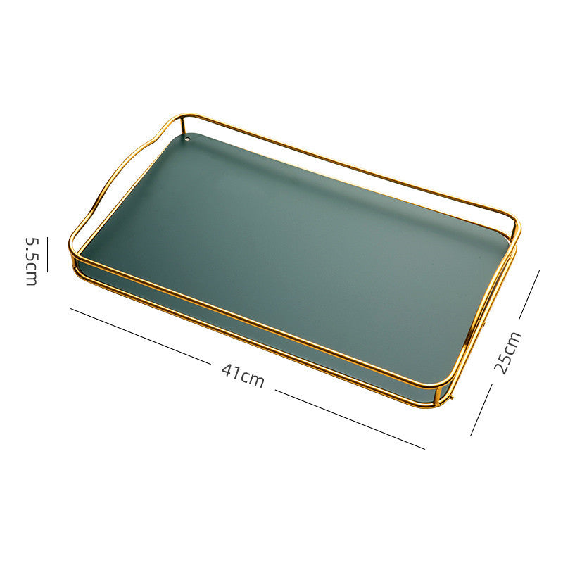 rectangular iron tea tray, view 4 - MRSLM