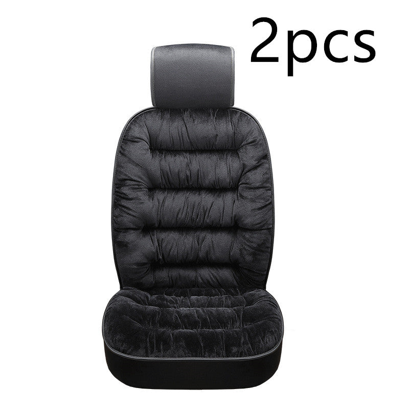 Winter plush car seat cushion, view 2 - MRSLM