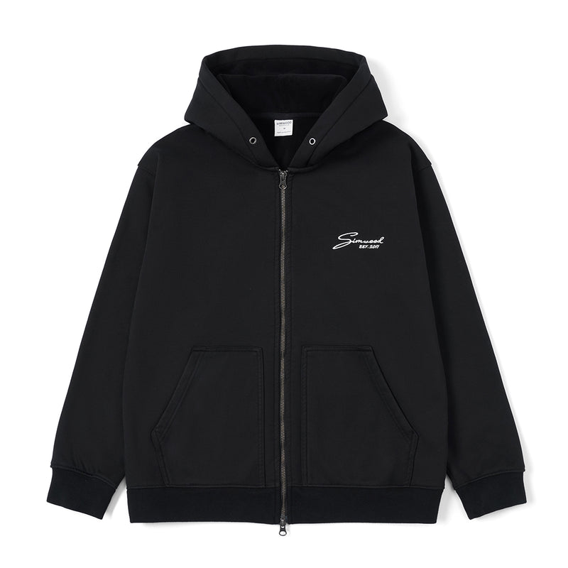 men's fleece lined zip up hoodie, view 2 - MRSLM