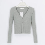 slim fit cardigan sweater for women, view 7 - MRSLM