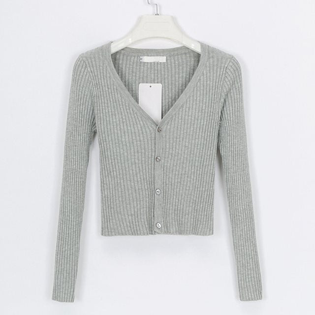 slim fit cardigan sweater for women, view 7 - MRSLM