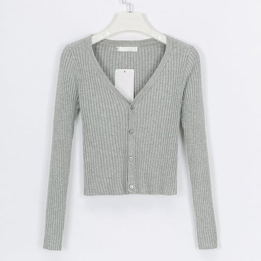 slim fit cardigan sweater for women, view 7 - MRSLM