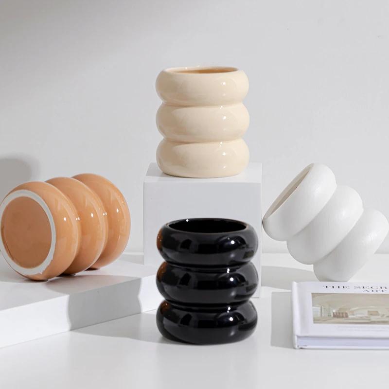nordic ceramic candlestick holder - MRSLM