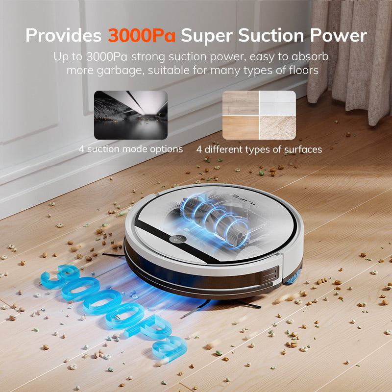 v3x robot vacuum and mop combo, view 4 - MRSLM