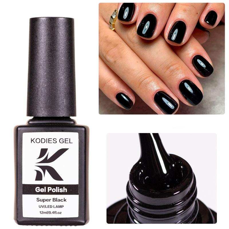 black gel nail polish - MRSLM