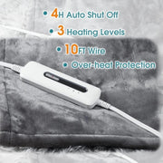 electric heated blanket throw, view 6 - MRSLM