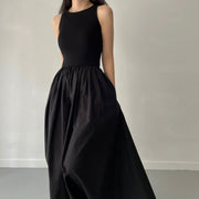women's long patchwork dress - MRSLM