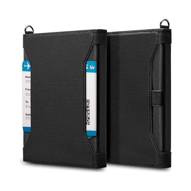men's leather passport holder, view 6 - MRSLM