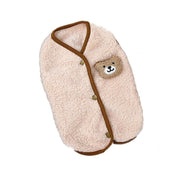 luxury fleece dog vest, view 4 - MRSLM