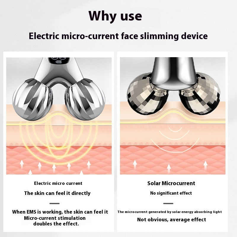 electric facial massager roller, view 4 - MRSLM