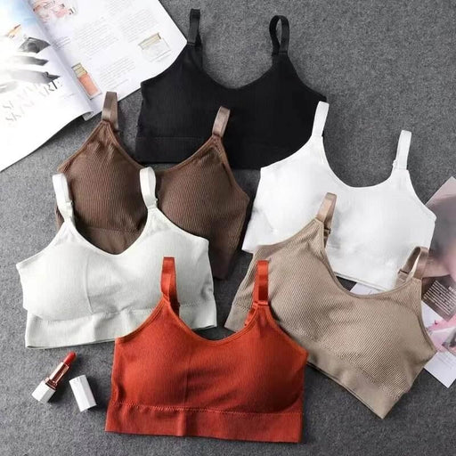 seamless wire-free women's fitness bralette - MRSLM