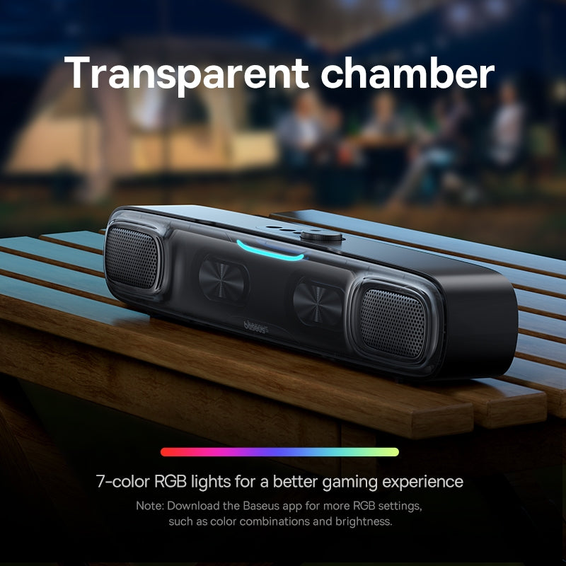 portable bluetooth soundbar speaker, view 5 - MRSLM