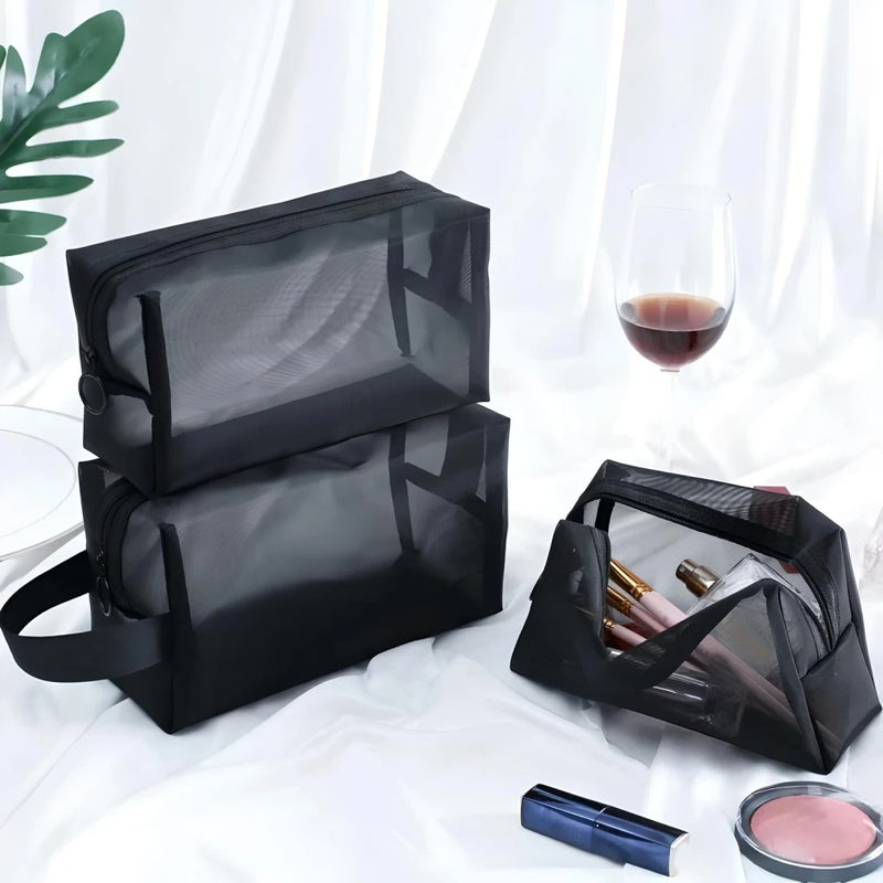 transparent mesh makeup bag, view 9 - MRSLM