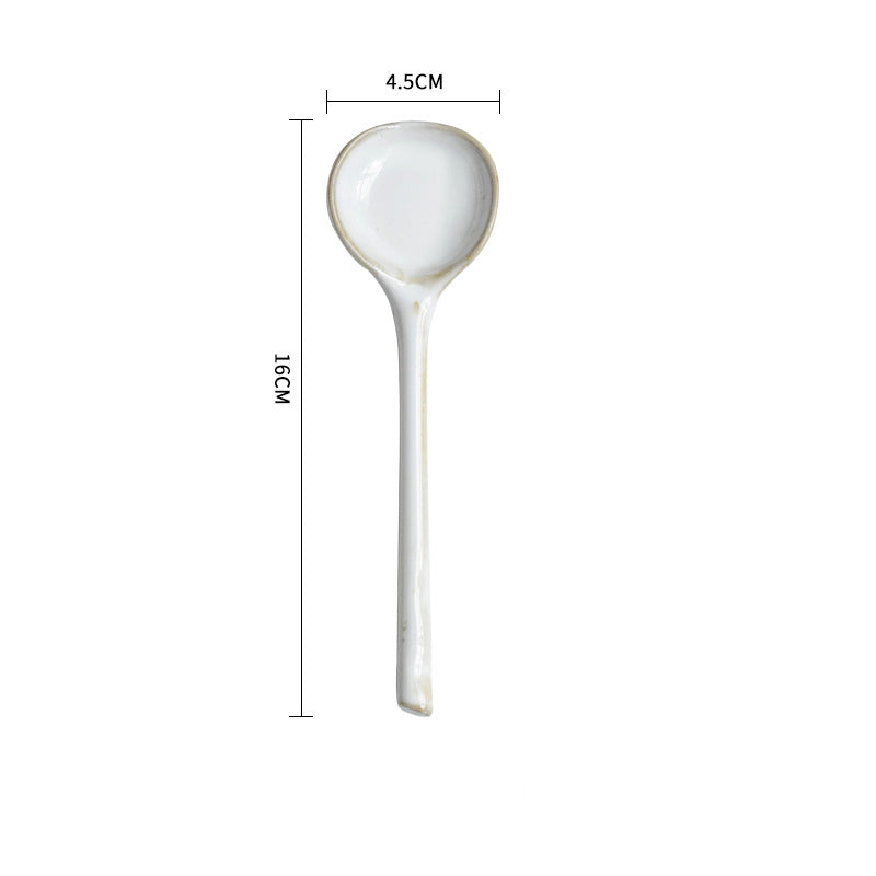 ceramic soup spoon, view 7 - MRSLM