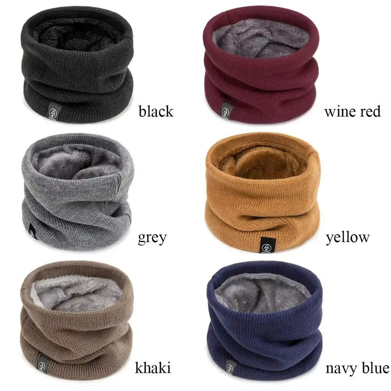 Double-layer knit neck warmer, view 10 - MRSLM