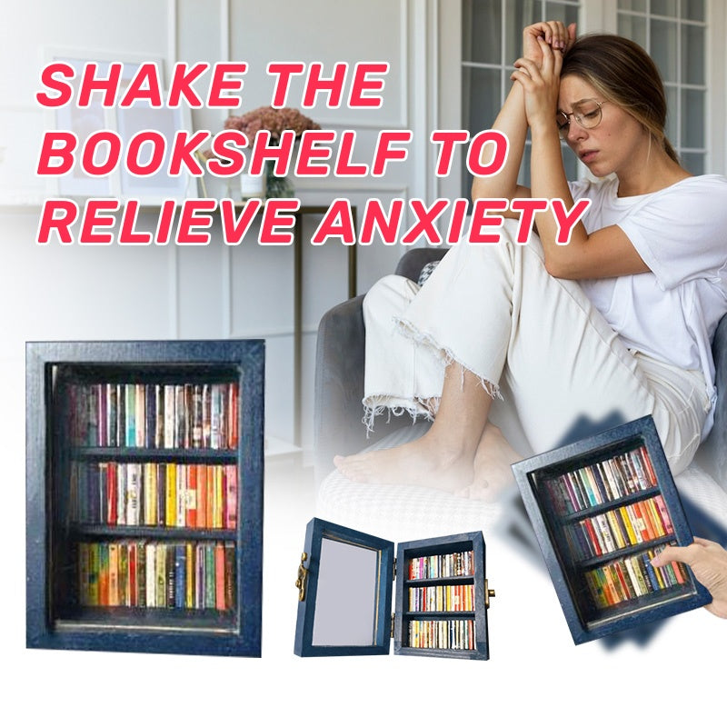 Mini Shake Bookshelf Desk Ornament