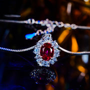 classic colored stone necklace, view 7 - MRSLM