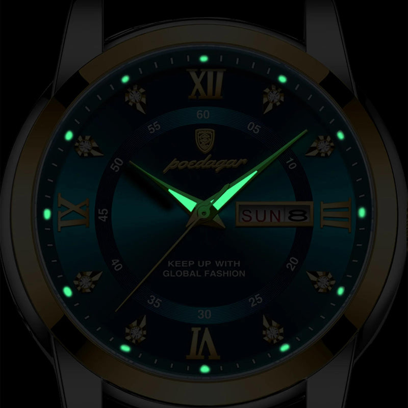 men's luminous quartz watch, view 14 - MRSLM