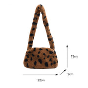 plush shoulder handbag, view 15 - MRSLM