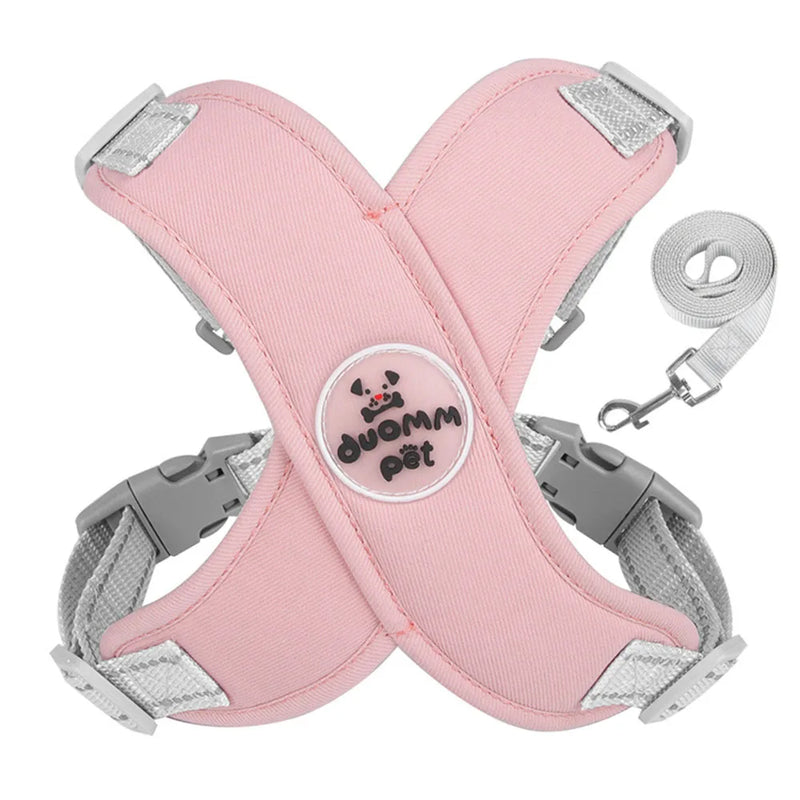 adjustable no-pull dog harness set, view 4 - MRSLM