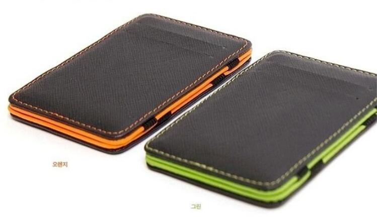 men's minimalist bifold wallet, view 4 - MRSLM