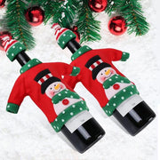 Christmas wine bottle cover, view 4 - MRSLM