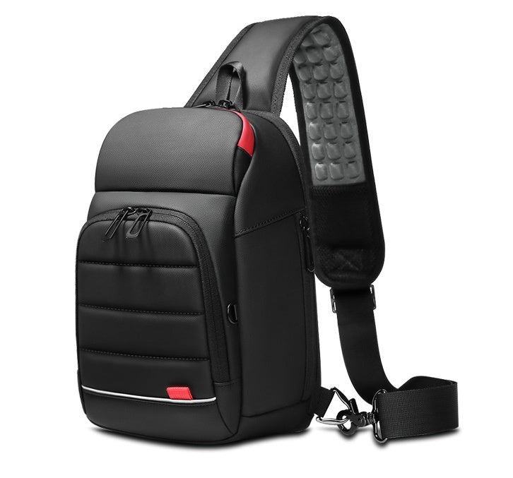 men's outdoor chest shoulder bag, view 3 - MRSLM