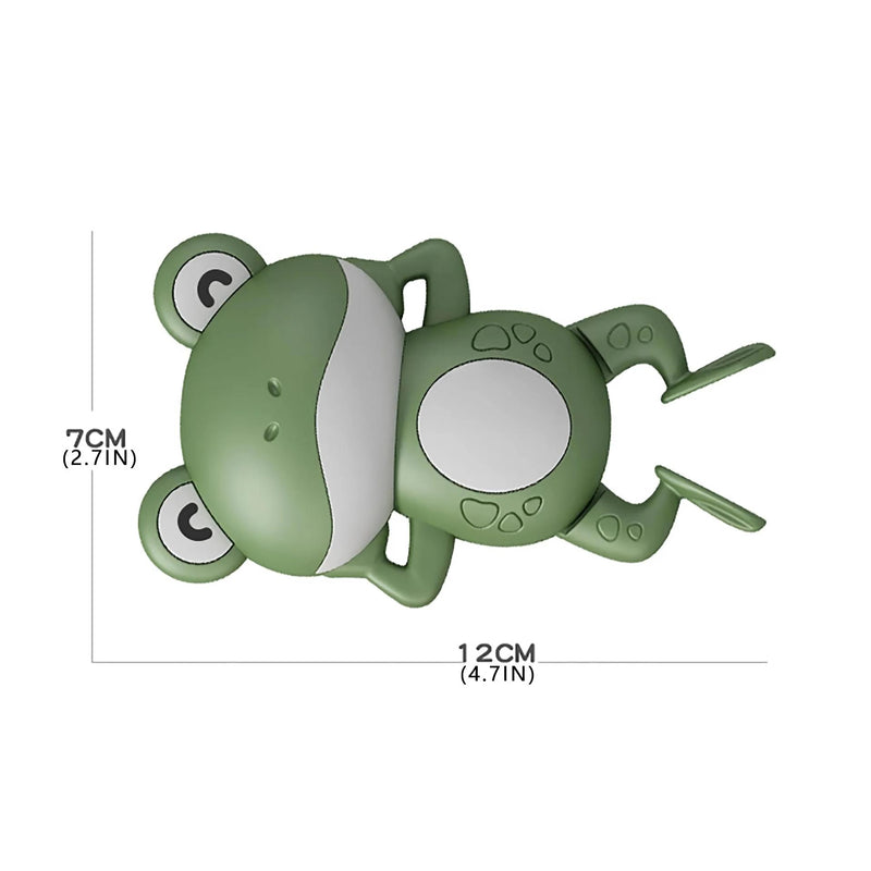 Cute frog clockwork baby bath toy, view 10 - MRSLM