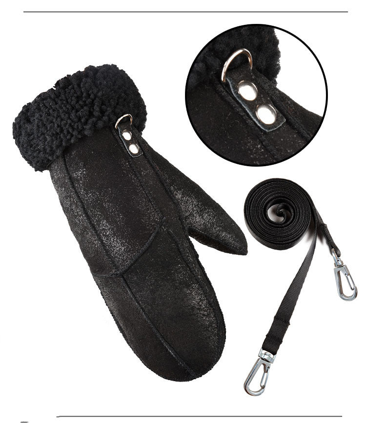 Windproof thickened winter gloves, view 3 - MRSLM