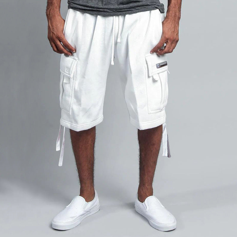 men's multi-pocket cargo shorts, view 11 - MRSLM