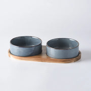 ergonomic ceramic cat and dog bowl, view 4 - MRSLM