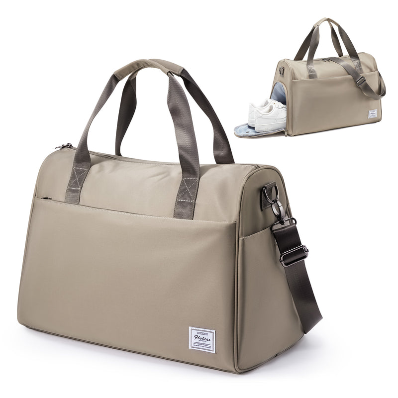 men's travel duffle bag with shoe compartment, view 2 - MRSLM