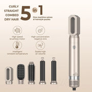 5-in-1 detachable hair dryer brush and volumizer, view 3 - MRSLM