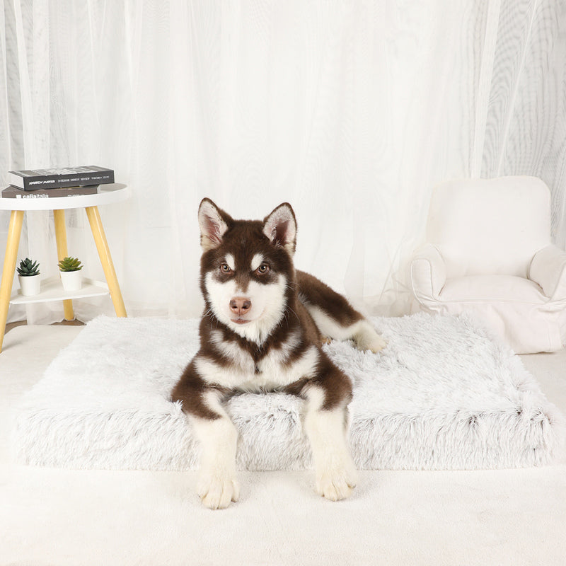 plush dog mat pet bed, view 5 - MRSLM