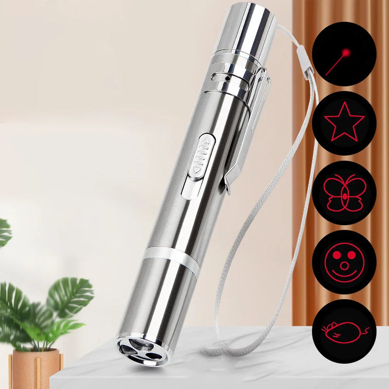 USB rechargeable laser cat toy, view 5 - MRSLM