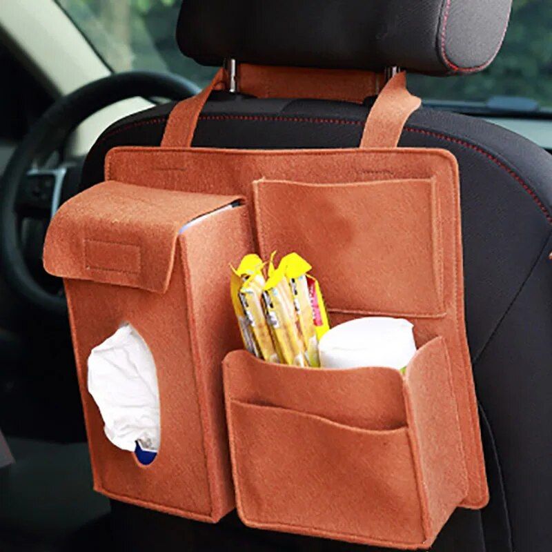 felt car seat organizer, view 5 - MRSLM
