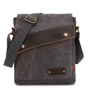 retro canvas vertical crossbody bag, view 11 - MRSLM