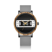 men's wood-like digital watch, view 6 - MRSLM