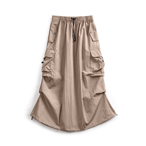 vintage workwear a-line skirt, view 2 - MRSLM