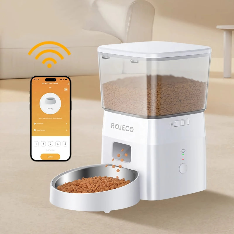 automatic smart dog feeder with wifi, view 6 - MRSLM