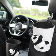 panda car trash can, view 5 - MRSLM