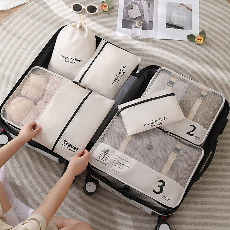 7-piece travel storage bag set, view 6 - MRSLM