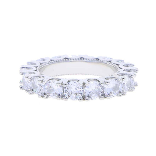men's simple zirconia ring, view 5 - MRSLM