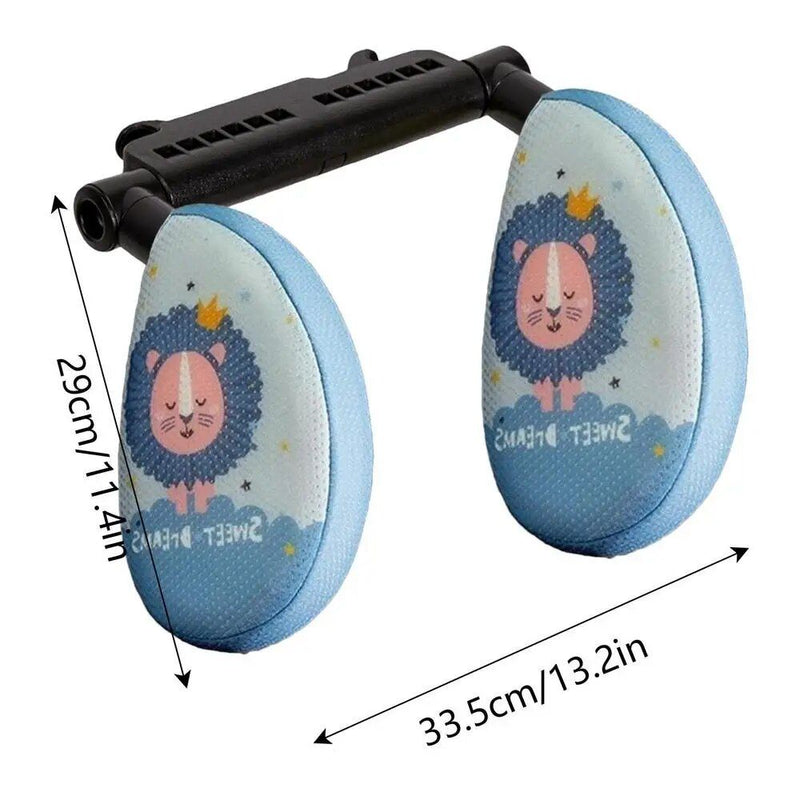 adjustable car seat neck pillow, view 3 - MRSLM