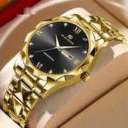 men's double calendar quartz watch, view 10 - MRSLM