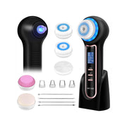 electric facial cleansing brush with pore vacuum, view 3 - MRSLM